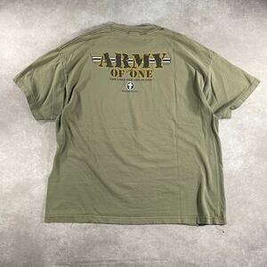 Vintage 2001 Kerusso Army Of The One Lord Our Saviour Jesus Faded T-shirt